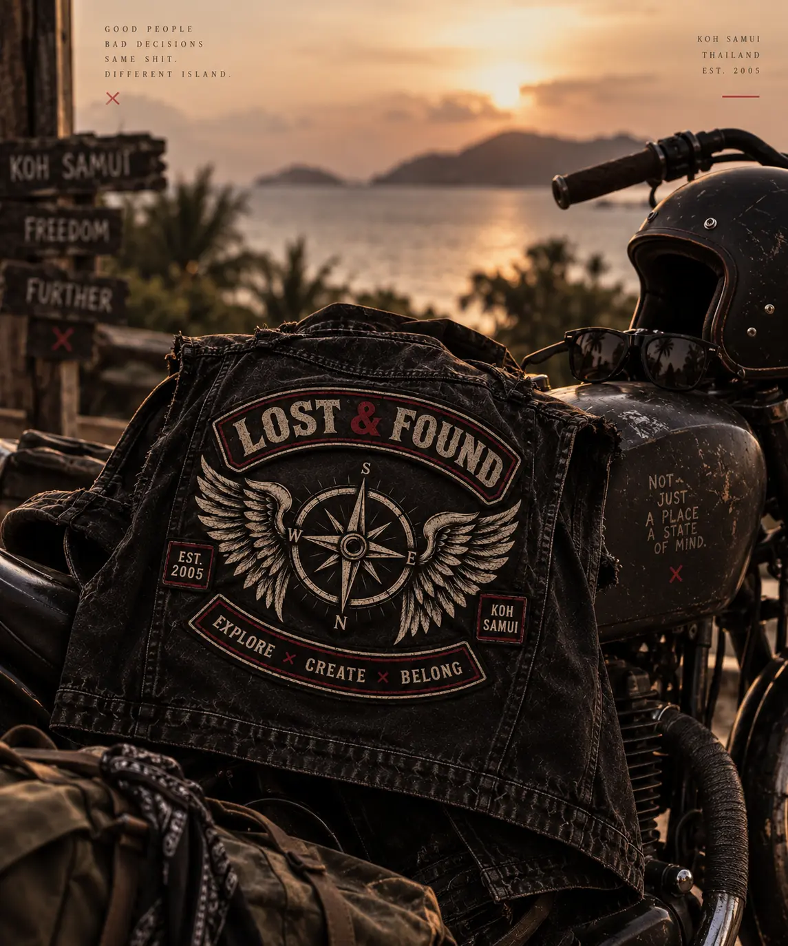 Lost & Found biker vest