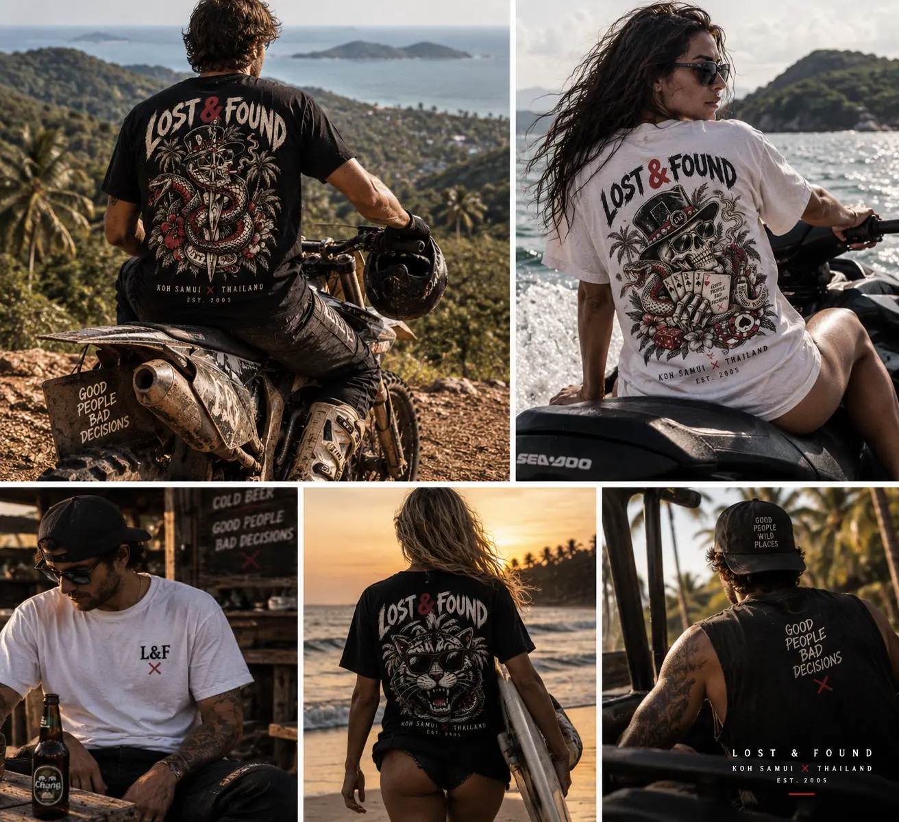 Lost & Found graphic tees