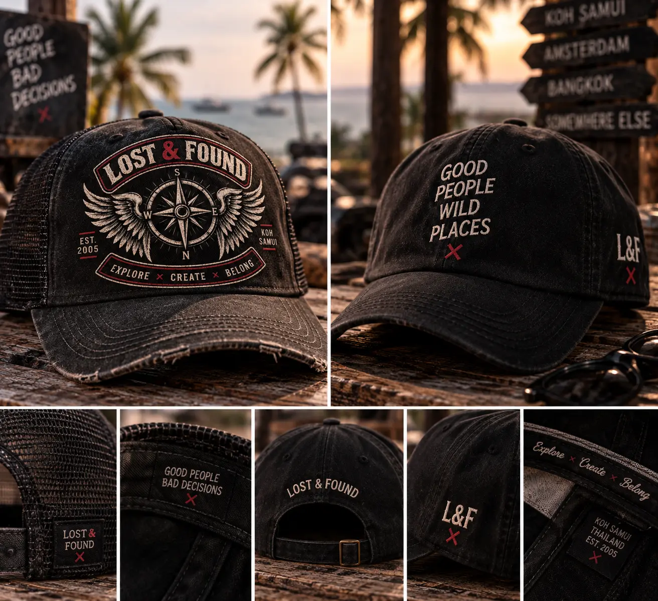 Lost & Found caps