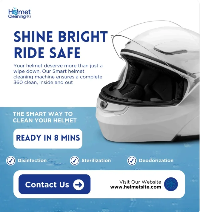 HELMET CLEANING, Website creation, SEO, Google Ads, Meta Ads, content creation